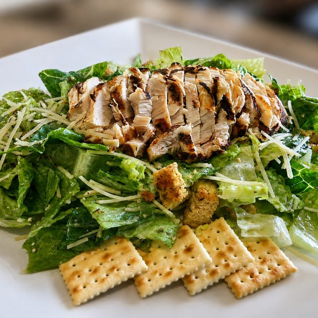 Caesar Salad (Internal: Caesar Salad with Grilled Chicken).