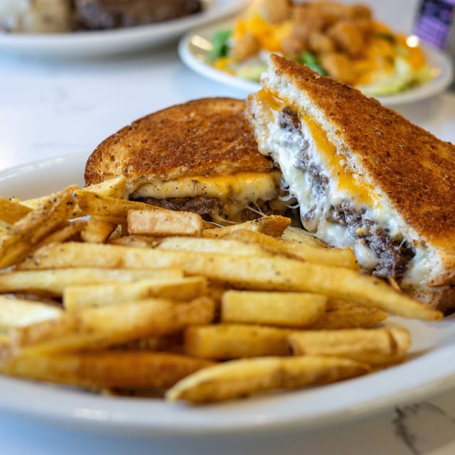 Traci's Terrific Patty Melt.