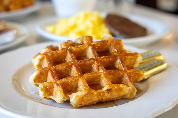 Siloam Spring Waffle Breakfast plate photo